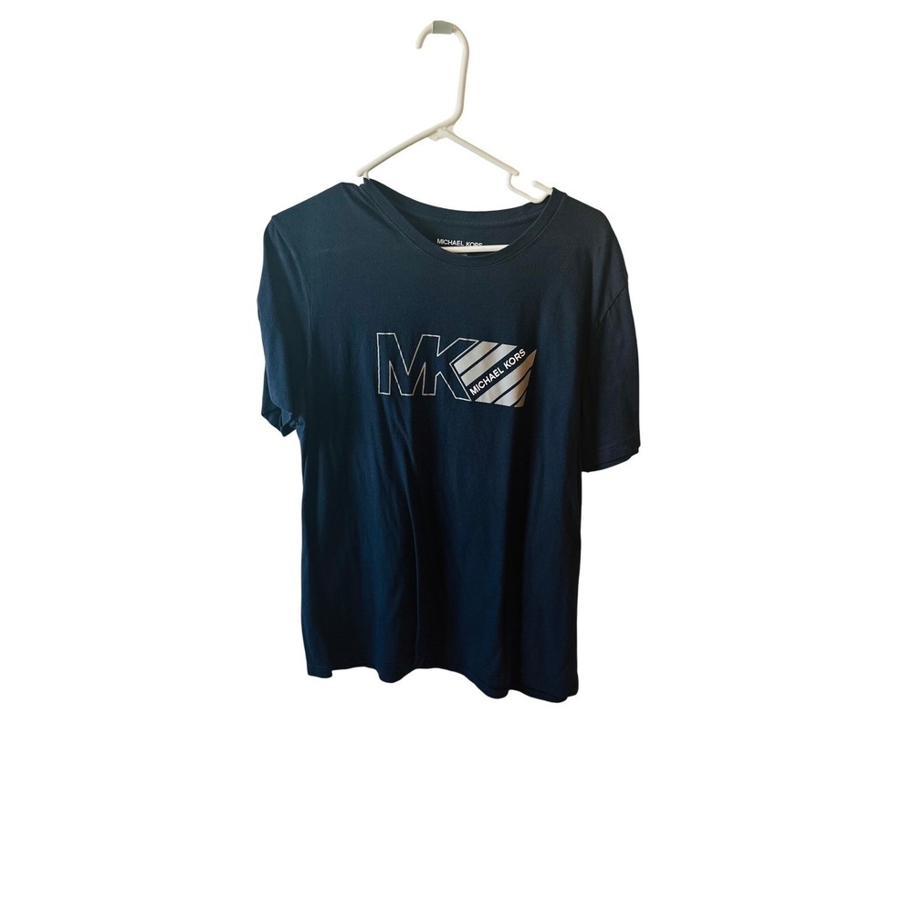 Michael Kors Mens‎ T Shirt Graphic Logo Crew Neck Short Sleeve Tee Casual